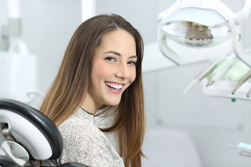 Woman Smiling in Dentist Chair - Mullumbimby dental in Mullumbimby, NSW